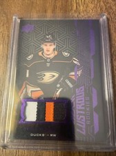 2018 UD SPx Black Lustrous Rookie Purple Patch #/35 Troy Terry #LR-TT RC Rare SP