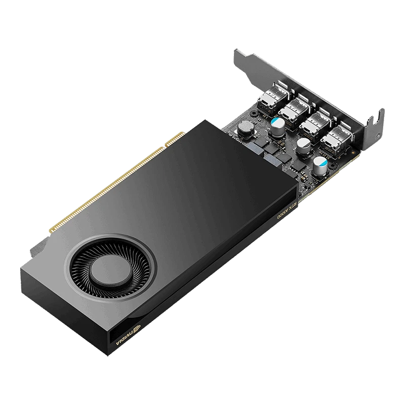 PNY NVIDIA RTX A1000 VCNRTXA1000ATX-PB 8 GB GDDR6 low-profile Graphics Card - Image 2 of 4