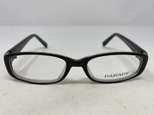 Parade 1565 Black 50-19-130 Black Crystal Plastic Full Rim Eyeglasses Frame Y12