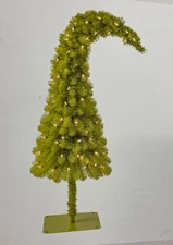 5 FOOT LED Bright Green THE GRINCH Whimsical Tree BRAND NEW IN BOX IN STOCK 2024