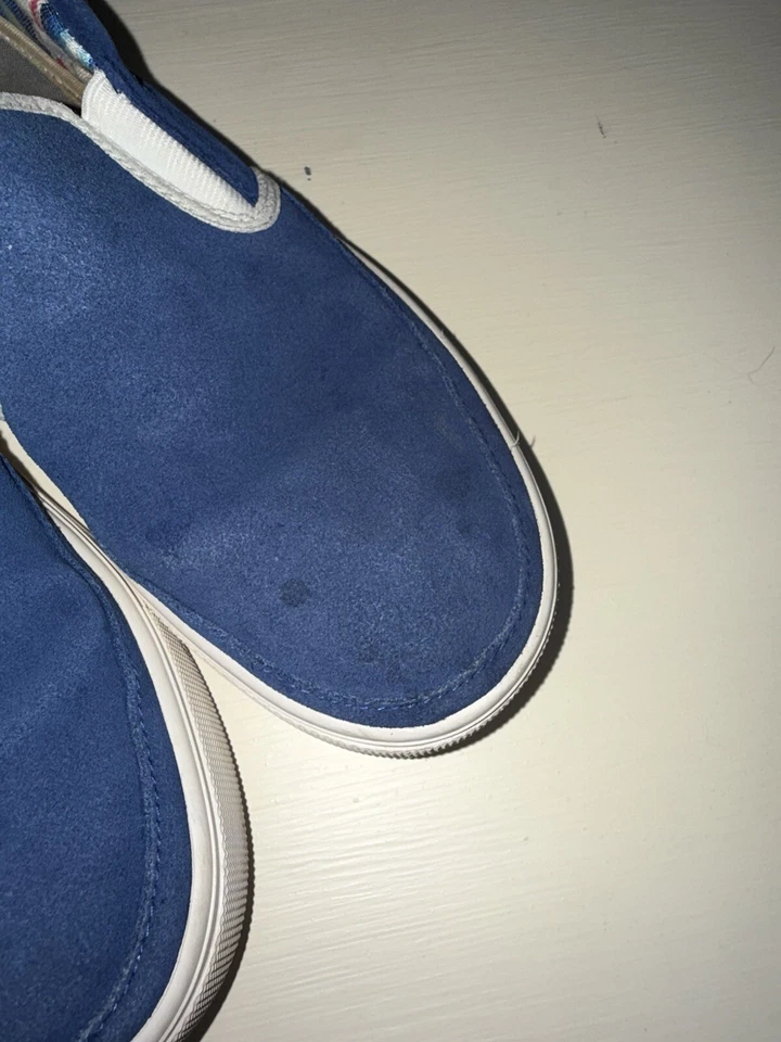 Tommy Hilfger Mujer Twreina Azul Gamuza Cuero Zapatos Talla 8.5 M Foto 3 de 4