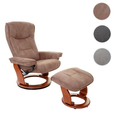MCA Relaxsessel Hamilton, Fernsehsessel Hocker, Textil 130kg belastbar 64026