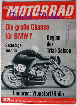 DAS MOTORRAD 23-65+BMW+WUNSTORF+MOTORRADTECHNIK+TRAIL+SECHSTAGEFAHRT