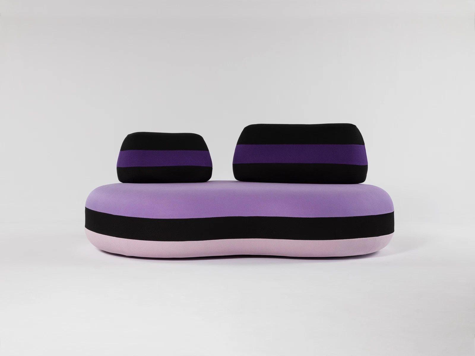 Roche Bobois ﻿﻿Bombom 2.5 Seat Lilla Violetta Di Parma Sofa *4 Month Delivery*