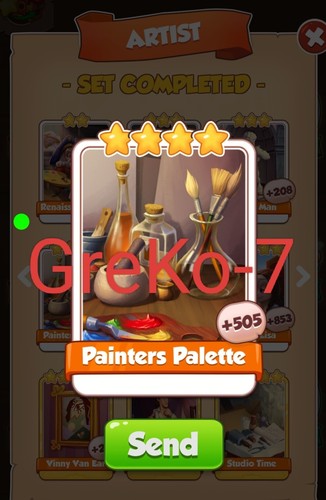 Coin master Artist - Painters Pallete