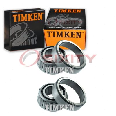 2 pc Timken Front Outer Wheel Bearing and Race Sets for 1960-1966 Jaguar 3.8 yv