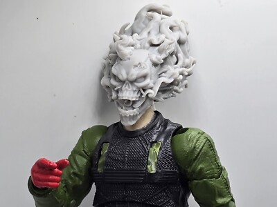 3d Print Ghost Rider DEADPOOL HEAD #2 1:10 7'' MARVEL SELECT COMIC DC MULTIVERSE