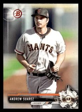 2017 Bowman #BP112 Andrew Suarez Prospects Card San Francisco Giants