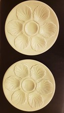 2 Assiettes à huitres Proceram années 50-60