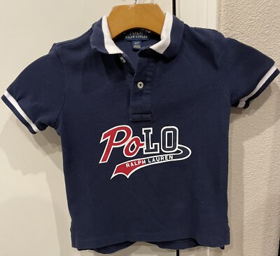 Polo Ralph Lauren Short Sleeve Polo Shirt Blue Toddler 3T
