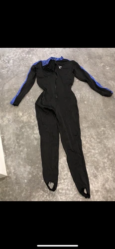 Henderson Dive Wear Black Purp Hot Skins Wet Suit UV Shield Nylon/Lycra Preown