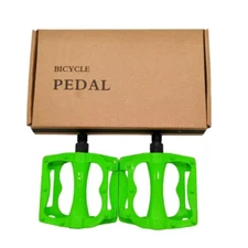 Vintage style alloy bmx pedals Old School 9/16" Bright Green