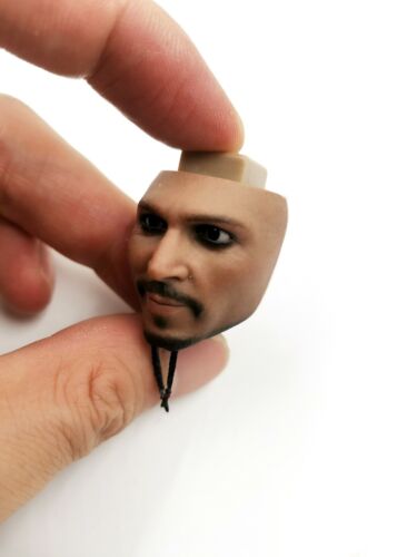 1/6 Hot Toys Jack Sparrow Pirates of the Caribbean DX15 Collectible Figure Face - Picture 3 of 4