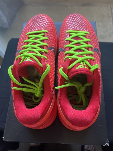 Size 9 - Nike Kobe 6 Protro Low Reverse Grinch FV4921-600 - Picture 6 of 8