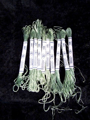 Vtg Coats & Clarks Strandsheen 76 Skeins Rayon Embroidery Floss 4 Strand/Yard - Picture 22 of 24