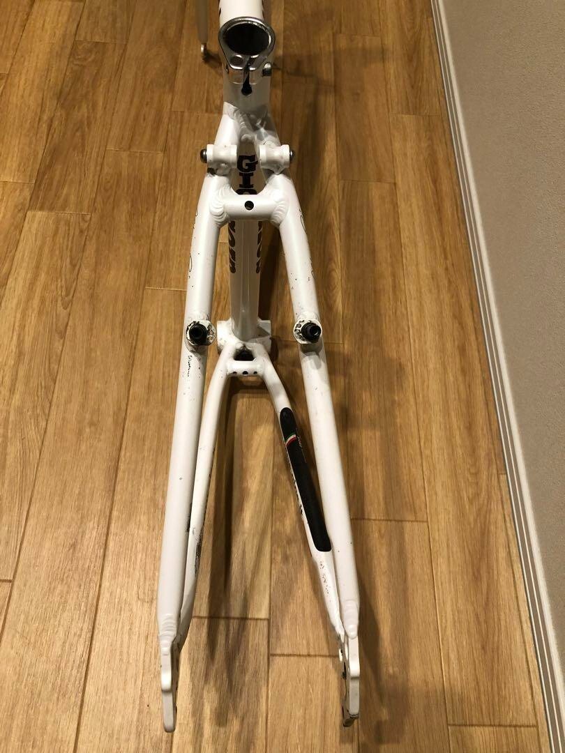 gios mistrl　ホワイト　オプション超多数　
サイズ:520mm　 GIOS Mistral Frame Set Cross Bike Aluminum White 430mm Free