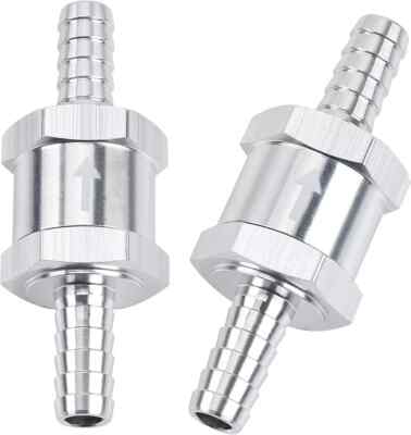 2x 10mm 3/8'' Fuel Line Non-Return One Way Air Fuel Oil Check Valve Diesel Gas