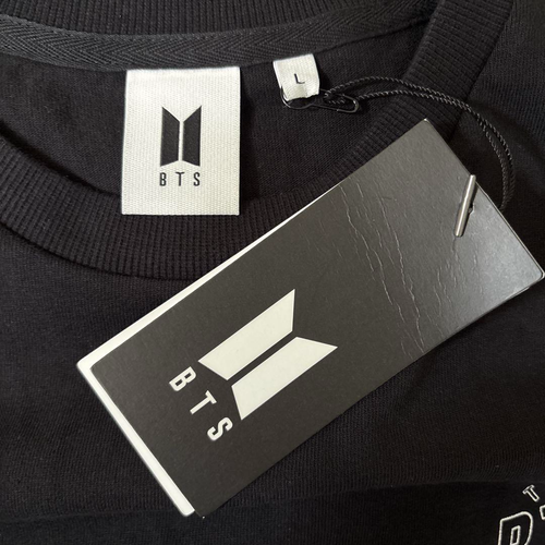 T-shirt TEAM BTS Kim Taehyung V merce ufficiale taglia L dal Giappone - Foto 4 di 5