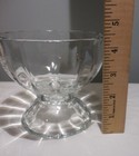 Set of 2 Libbey Glass Low Sherbet Pedestal Sundae Cup 5110 Clear Ribbed  — photo 6