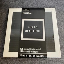 ArtsMinds - Letter Board w/ 164 Characters -8in x 8in- New in packaging
