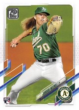 2021 Topps #570 Jordan Weems RC Rookie Card Oakland Athletics 💎⚾💎