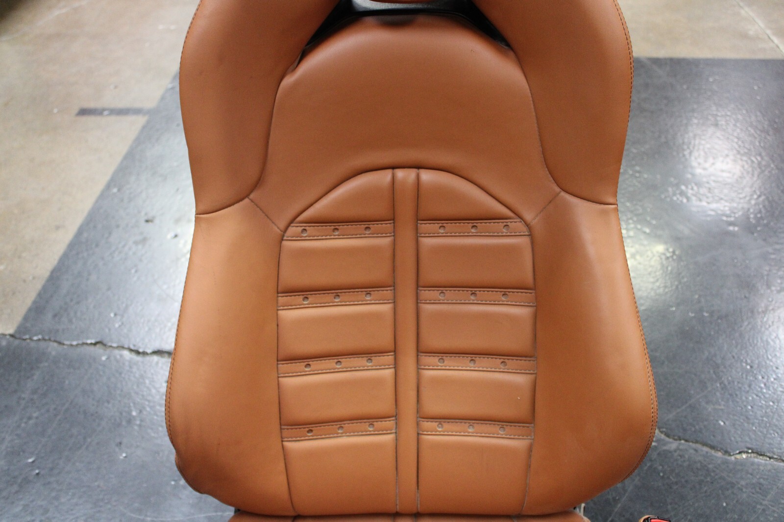 Ferrari F8 Tributo, RH, Front Manual Seat, Dented Leather, Used, P/N 957894