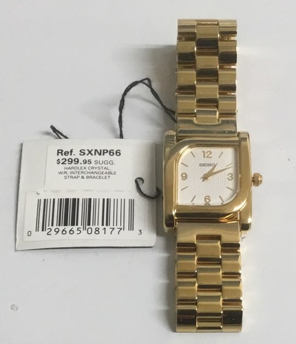 SEIKO Womens Watch Wristwatch w/3 Straps NEW W/Original Box & Papers - Picture 8 of 11