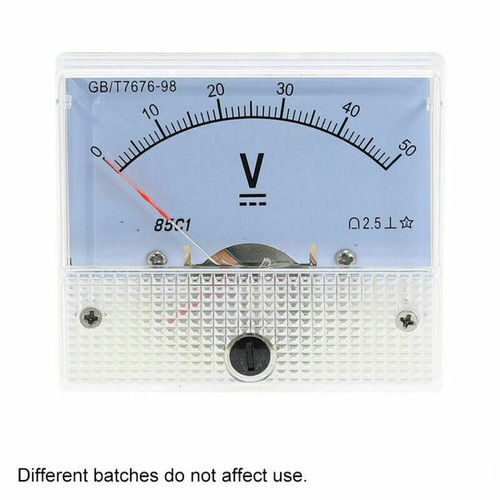 DC 0-600V Analog Volt Voltage Needle Panel Meter Voltmeter Gauge 85C1 New - Bild 18 von 26