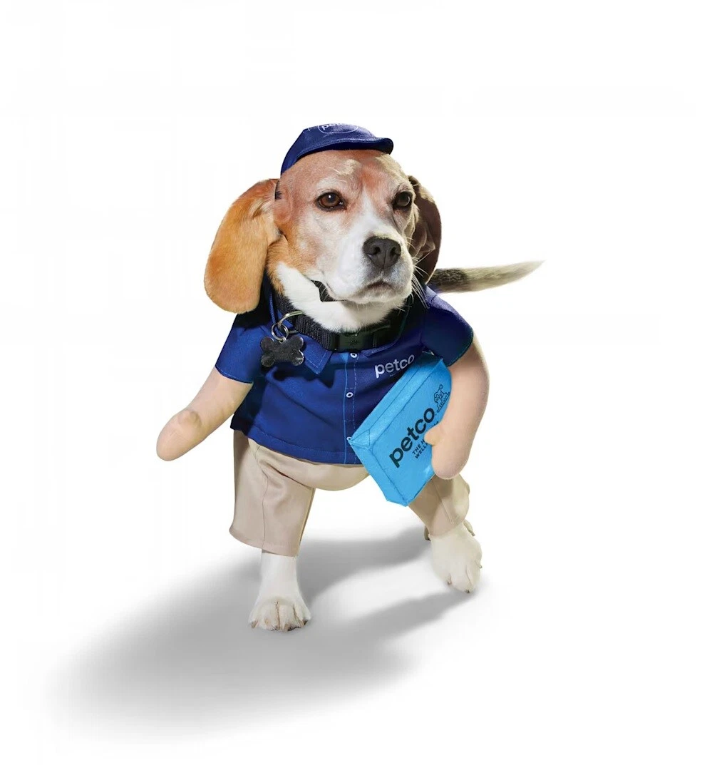 Mailman on sale dog costume