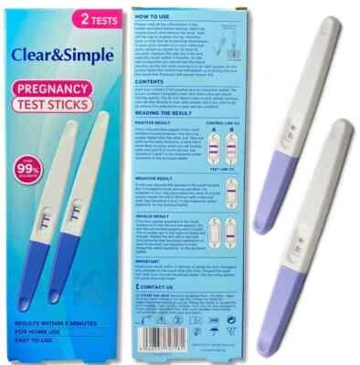 4 PREGNANCY TEST GENERIC Clearblue 99% Acurate Testing Kits Results within 5 Min