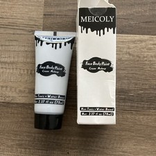 MEICOLY White Cream Face Body Paint,2.37Oz Large Tube Light Grey/ 4