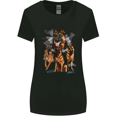T-Shirt Donna Candymix – Abbozzo Pastore Tedesco, 100% Cotone, Vestibilità Standard