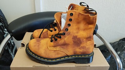 Dr Martens 1460 Pascal Burnt Orange Women's Boots Size UK UK