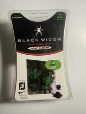 Black Widow Classic Soft Spikes Cleats Fast Twist Total of 18 New Old Stock Golf