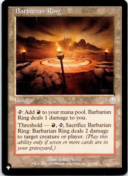 Barbarian Ring 313/350 The List Reprints Uncommon Land