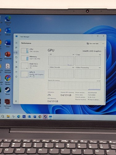 Lenovo V15 G4 IAN schwarz Laptop 128GB 8GB WIN 11 Home Intel N100 800MHz - Bild 4 von 9
