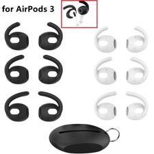 6Pack Soft Silicone S M L Ear Hooks Eartips Cover Earhooks For AirPods 3 2021 f