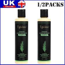 1-2Pack Tgideas Rosemary Shampoo New Anti-Hair Loss fast Long Hair Growth 220ml