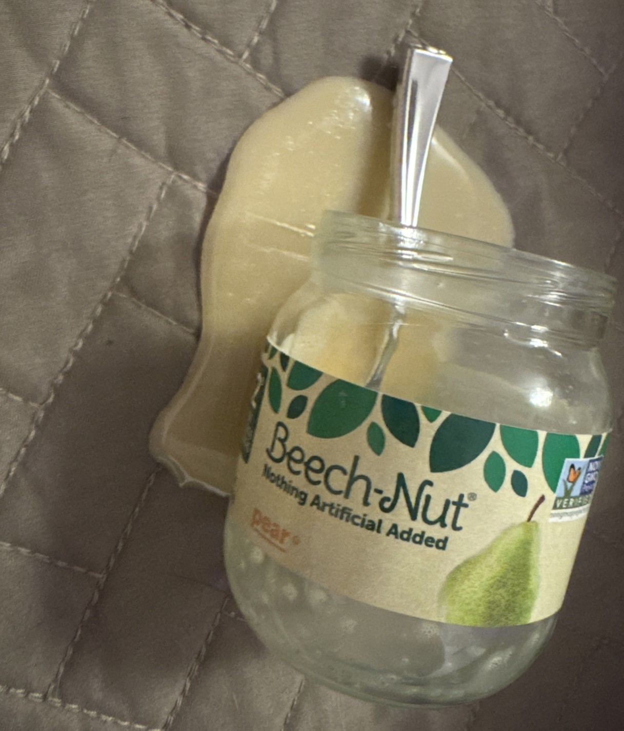 Beech-Nut Baby Food Jar with Spoon Fake Prop