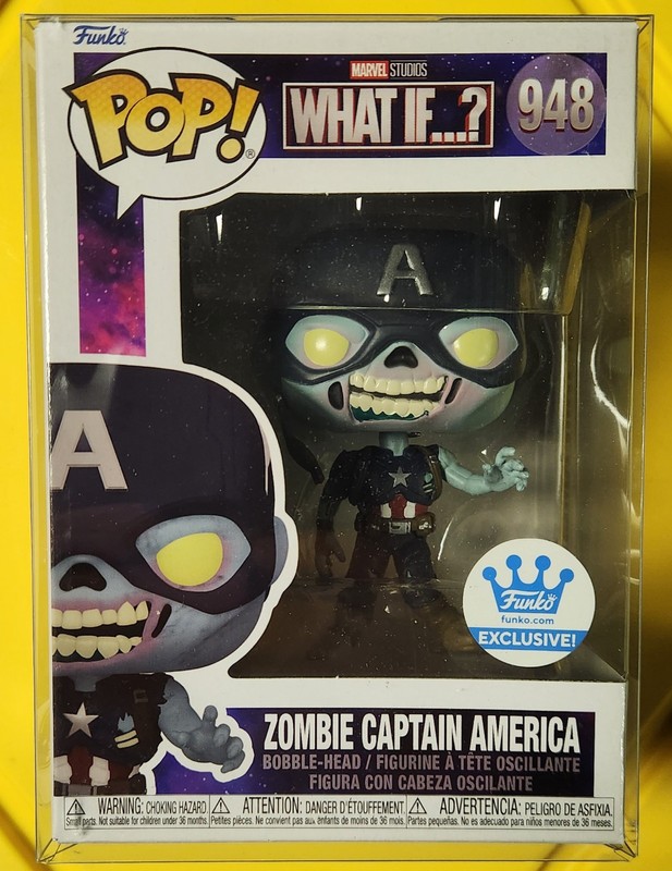 Funko POP! Marvel What If...? ZOMBIE CAPTAIN AMERICA #948 Funko Shop Exclusive