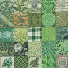 Moda Curated in Color Green Patchwork Fabric by Cathe Holden M746115