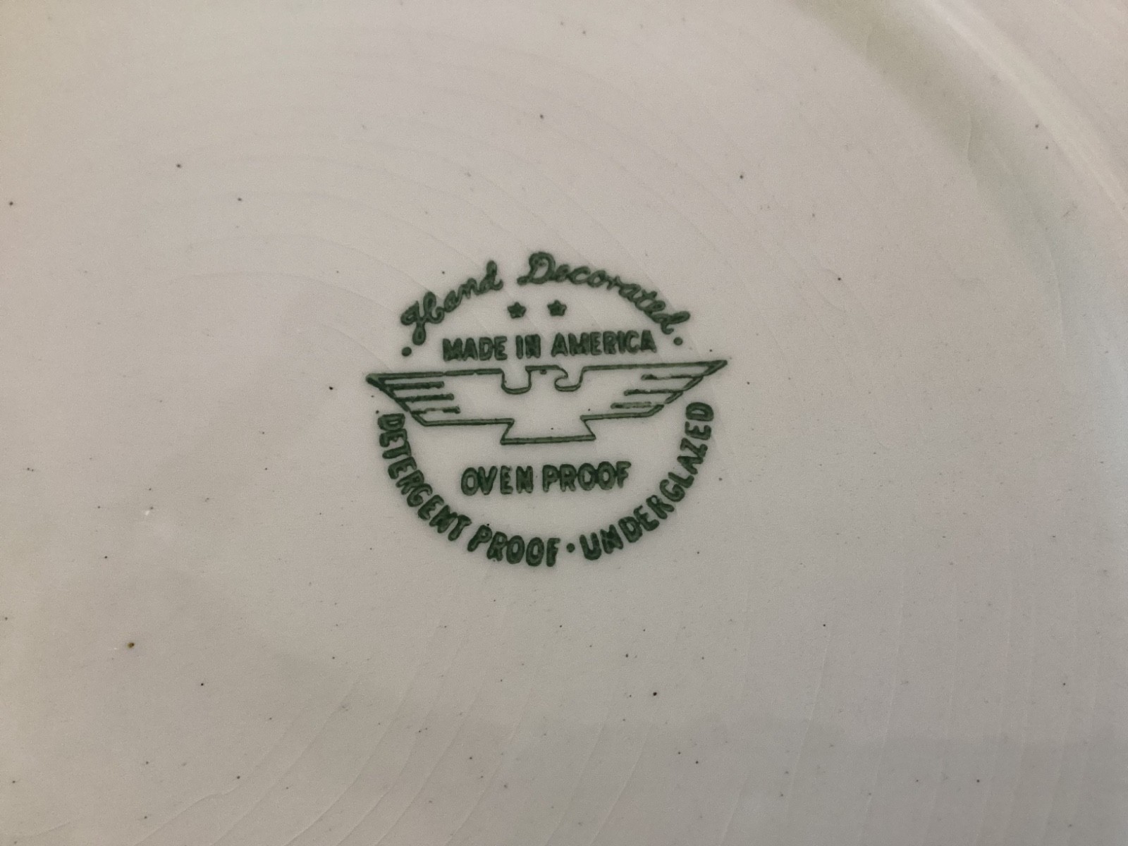 (3) Vintage Marcrest Nordic Mint 10" Dinner Plates & (6) Matching Coffee Cups