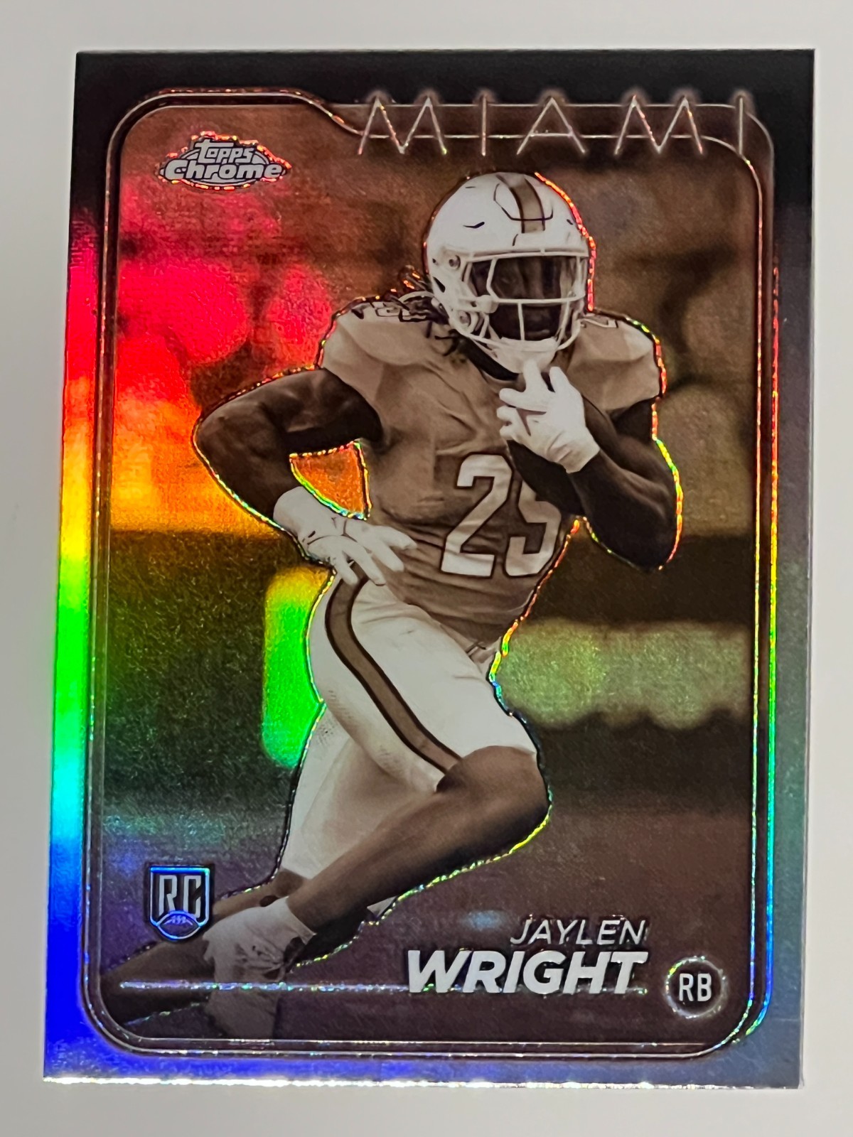 2024 Topps Chrome Football INSERTS X-Fractor Prism Refractor Sepia Laser Pink RC