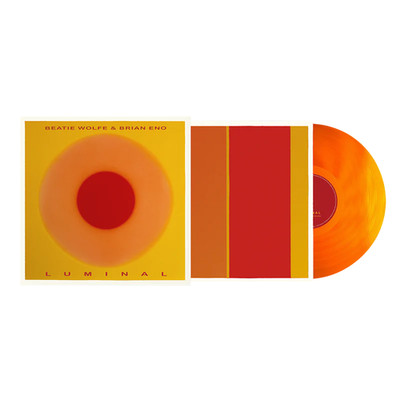Brian Eno & Beatie Wolfe Luminal LP Translucent Orange Ltd Ed Bio Vinyl Ambient