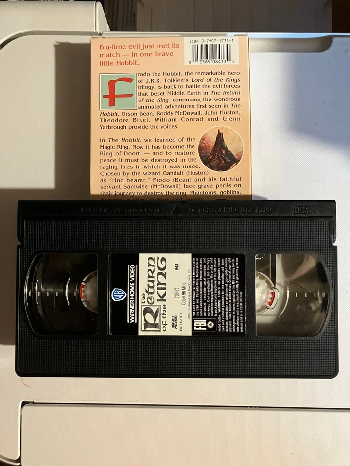 LORD OF THE RINGS THE RETURN OF THE KING Animated VHS - Image 2 of 2