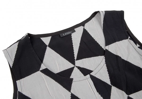 Túnica tejida geométrica triángulo LIMI feu talla S (K-119639) Foto 4 de 4
