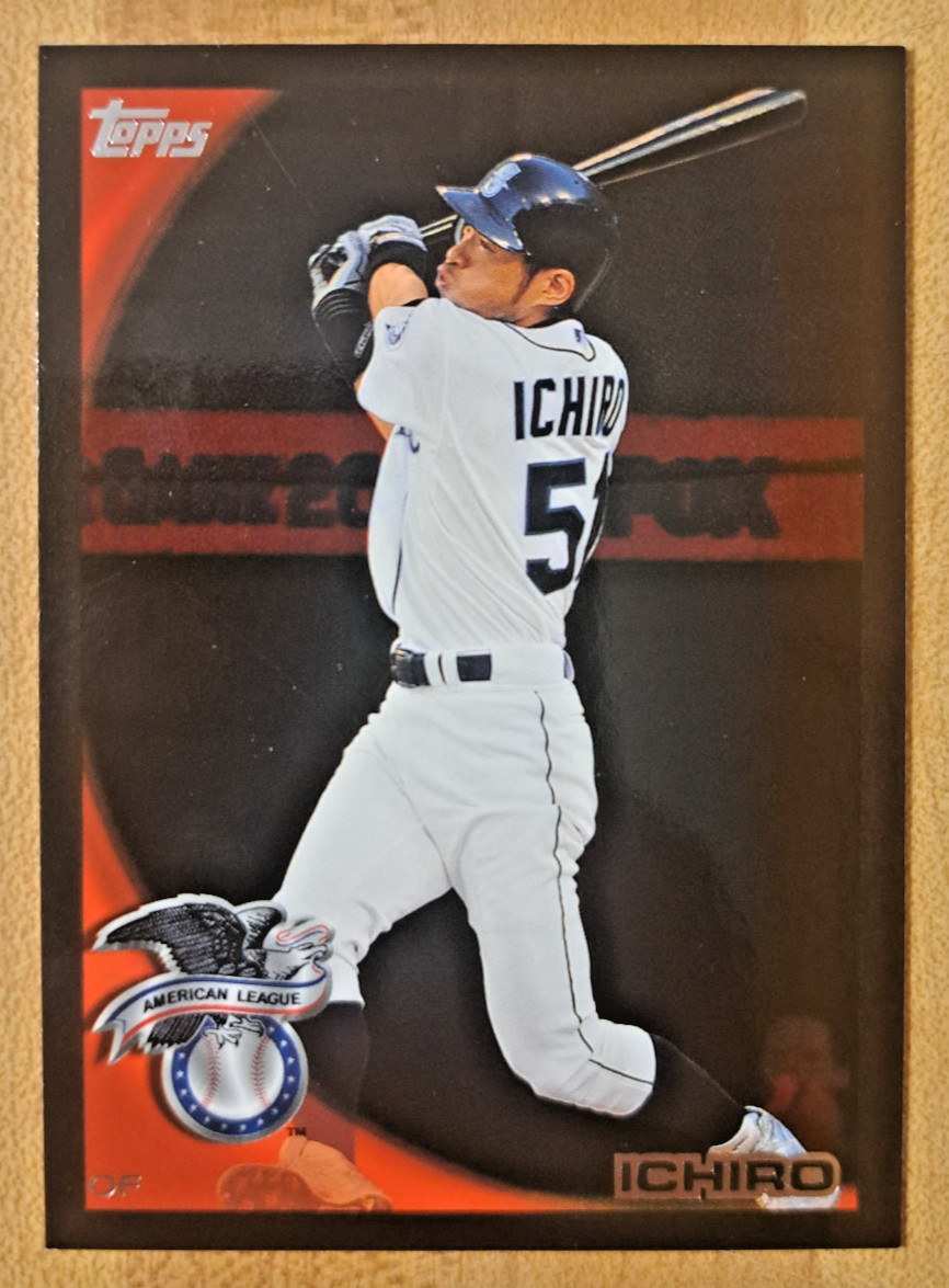 2010 Topps Update All Black Wal Mart All Star Ichiro #US-130 SP SSP VERY RARE!