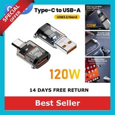 USB 3.2 Type C to USB A OTG Adapter Fast Charging Connector for iPhone 15 16