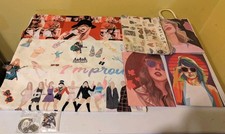 Taylor Swift Fan Bundle Lot: 2 Pillow Cases, Zipper Bag, 2 Necklaces, And More