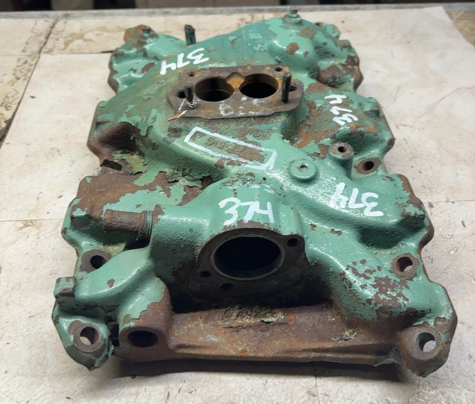 1965 BUICK SPECIAL BUICK LESABRE 300 V-8 2 Barrel Upper Intake Manifold Assembly Foto 4 de 4